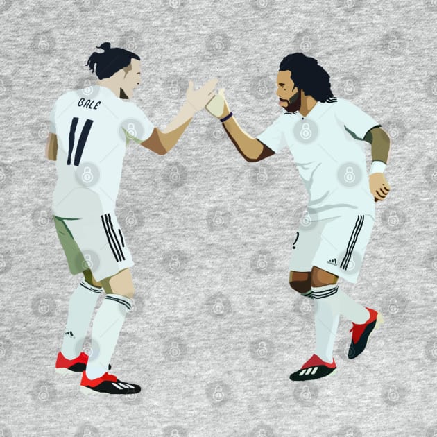 Real Madrid's Gareth Bale & Marcelo by Webbed Toe Design's